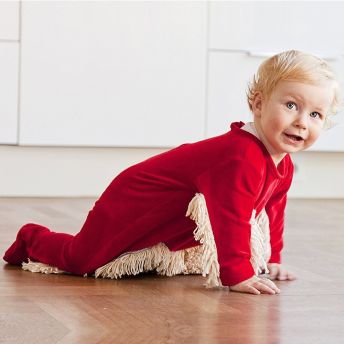 Adorably Funny Baby Romper Mop - 