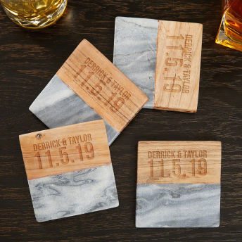 Custom Coasters for Couples - 