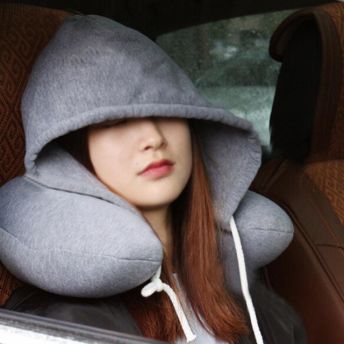 Custom Travel Hood Pillow - 32 Unique and Practical Gifts for Avid Travelers