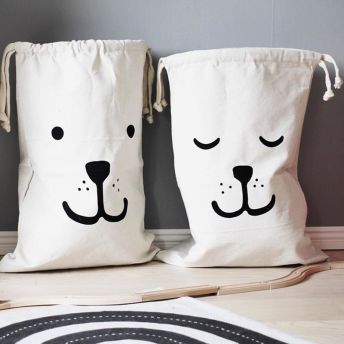 Cute Storage Laundry Bags - 25 Unique Gifts for Dog Lovers (and their Dogs)