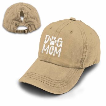 Dog Mom Vintage Jeans Adjustable Baseball Cap - 25 Unique Gifts for Dog Lovers (and their Dogs)