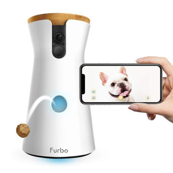 Furbo Dog Camera with Treat Tossing via App - 25 Unique Gifts for Dog Lovers (and their Dogs)