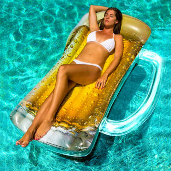 Giant Inflatable Beer Mug for Beach and Pool - 35 Unique Gifts for Beer Lovers