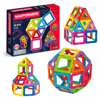 Magformers Basic Set 30 pieces magnetic building blocks - 