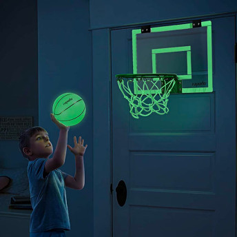 Mini Indoor Basketball Hoop Glow in The Dark - 29 Fantastic Gifts for 8-Year-Old Boys