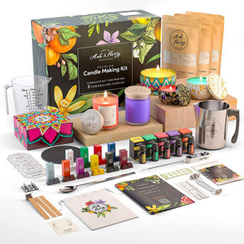 Premium Soy Candle Making Kit for Adults - 45 Awesome Gifts for the Woman Who Has Everything