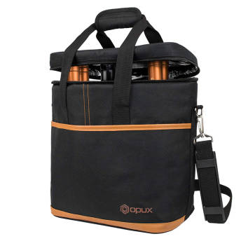 Premium Insulated 6 Bottle Wine Carrier Tote Bag - 26 Brilliant Gifts for Wine Lovers