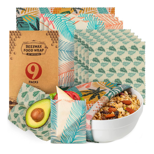 Eco-Friendly Reusable Beeswax Food Wraps