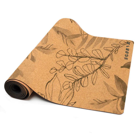 Scoria Sustainable Blossom Cork Yoga Mat