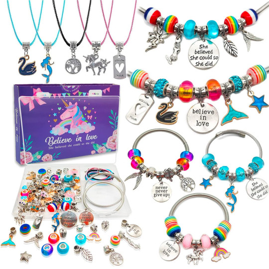 Unicorn & Mermaid Jewelry Making Kit